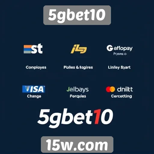 Métodos de pagamento aceitos no 5gbet10