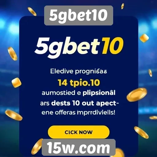 Promoções e bônus disponíveis no 5gbet10